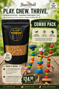 Birds Bonanza Starter Pack Bird Toys and Bird Food
